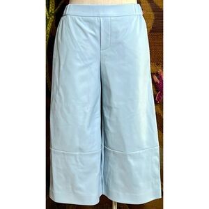 Anthropologie Faux Leather Cropped Pants XS